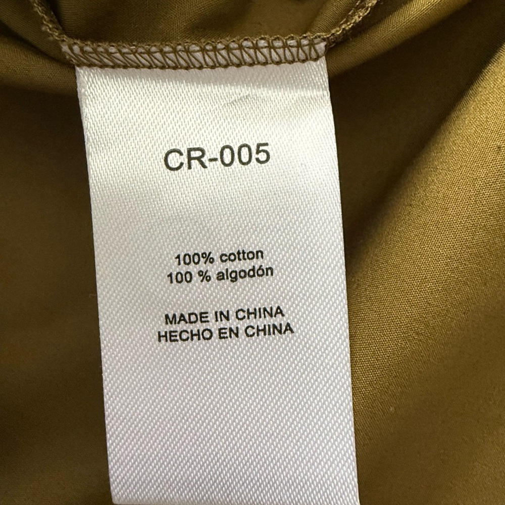 CARLA ROCKMORE Olive Tuxedo Shirt - Picture 6 of 8